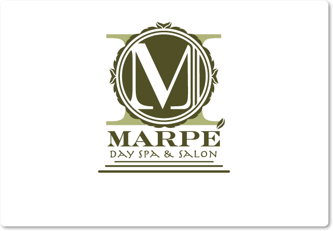day spa logos. Logo design for Marpé Day Spa