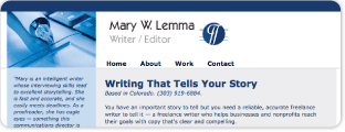 Mary Lemma Writes website